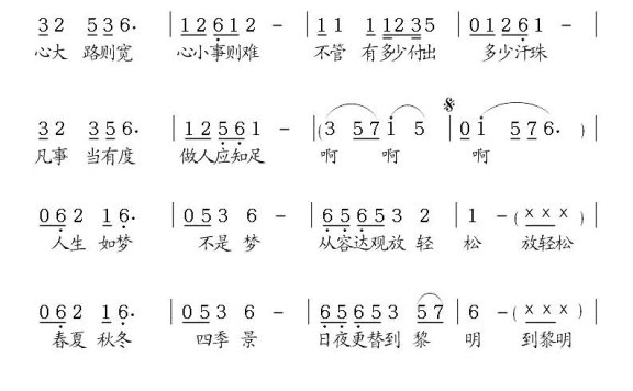 美丽好人生简谱-范修奎词/张提琴曲简谱 - 乐谱