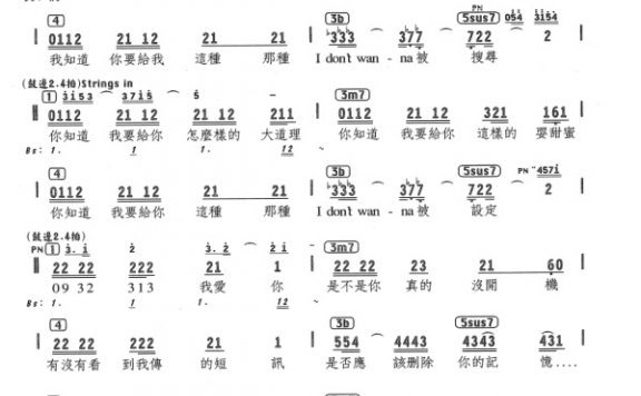 0932乐谱-陈小春