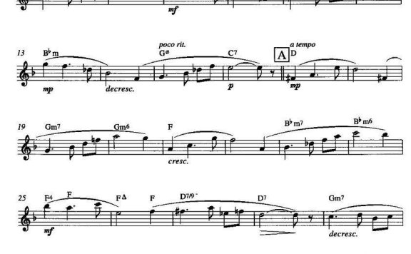 花的旋律 - 乐谱