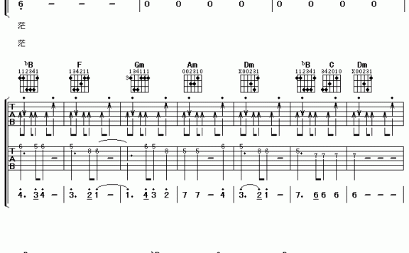 张国荣《倩女幽魂》吉他谱 - 乐谱