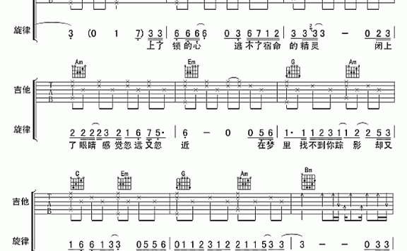爱火烧不尽 - 乐谱