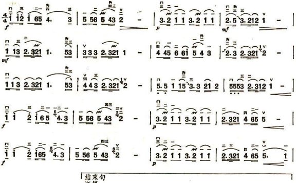 党啊，亲爱的妈妈 - 乐谱