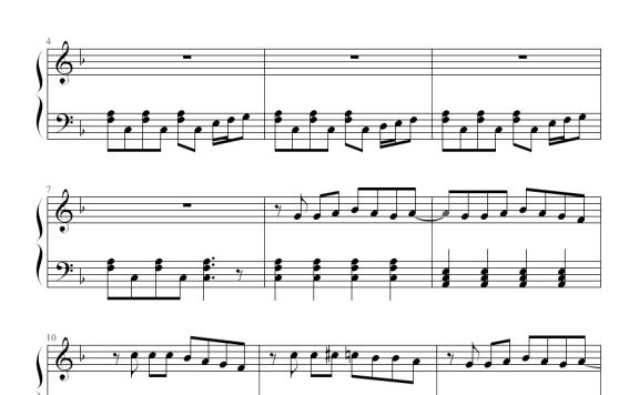 蔡依林:《天空》钢琴谱 - 乐谱