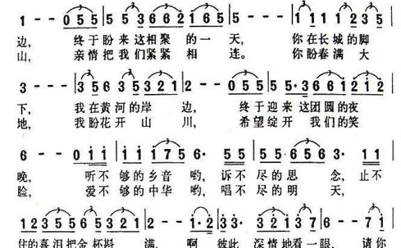 相聚在龙年 - 乐谱