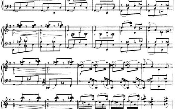 一根扁担 - 乐谱