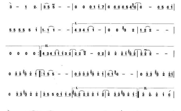 如果云知道(季忠平曲 刘群强编配) - 乐谱