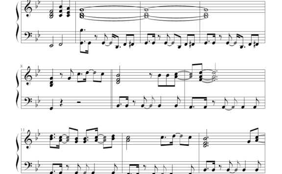 后街男孩:the one(钢琴谱) - 乐谱