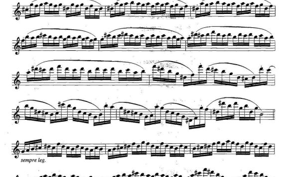 萨克斯练习曲合集（5—25）技巧练习 - 乐谱