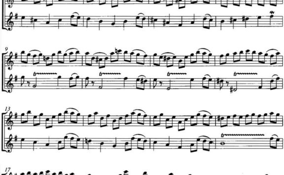 帕尔斯(Puls)(二重奏) - 乐谱