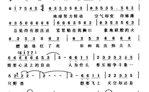拯救地球（小虫词 V·S·O曲） - 乐谱