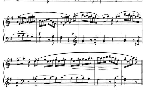 吉普赛回旋曲 - 乐谱