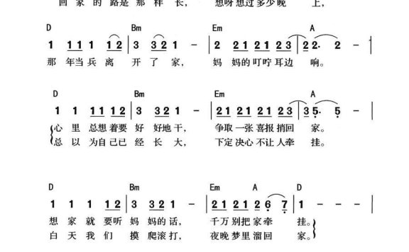 回家的路（张燕燕词曲） - 乐谱