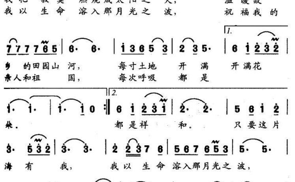 这片海有我（音乐·舞蹈《水兵之恋》选曲） - 乐谱
