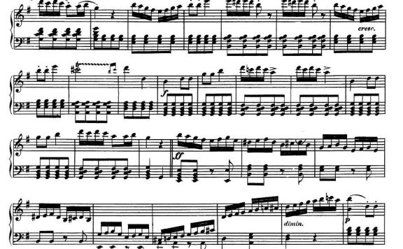 丢失一分钱的愤怒 Op.129 - 乐谱