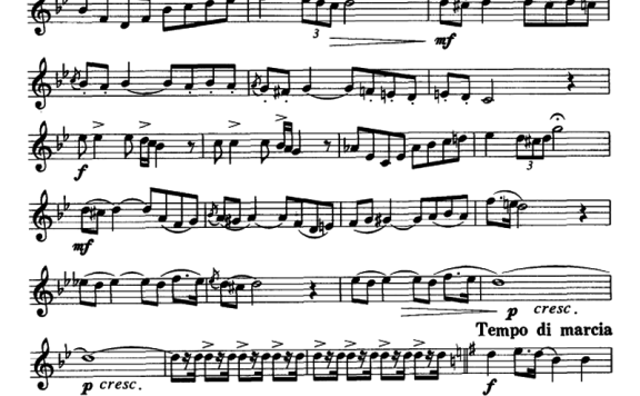 斗牛士之歌（选自歌剧《卡门》）（小号） - 乐谱