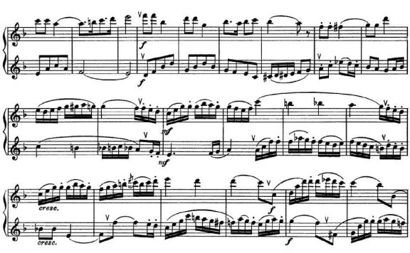 苏斯曼长笛重奏曲Op.53（NO.12） - 乐谱