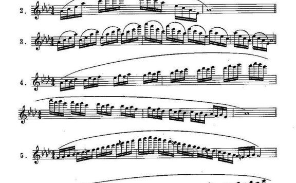 长笛七级考级曲谱(第一、二、三部分) - 乐谱