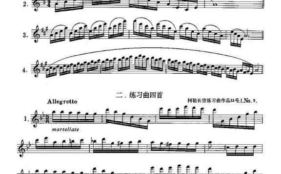 长笛六级考级曲谱(六级) - 乐谱