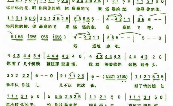 贱骨头（金凤浩曲 张藜词） - 乐谱