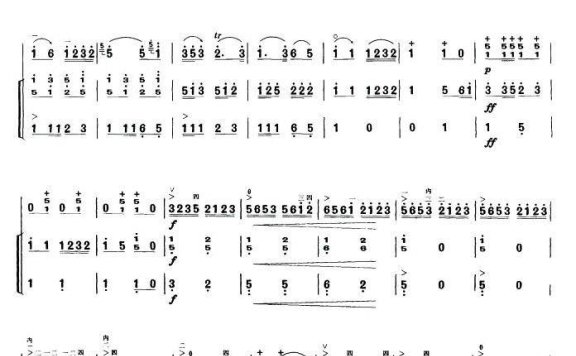 牧民归来(刘明沅曲) - 乐谱