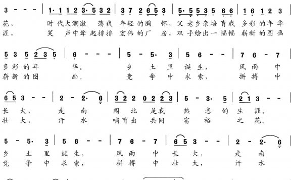 我是乡镇企业家（刘书先曲 袁吉发词） - 乐谱