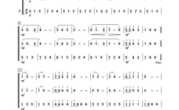 皇帝圆舞曲（管乐合奏 陈浩改编） - 乐谱