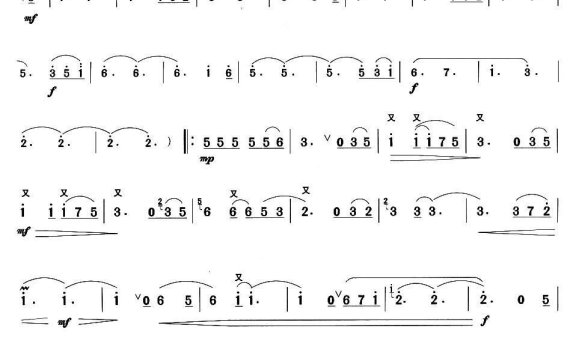 情深深雨濛濛（同名电视剧主题曲） - 乐谱