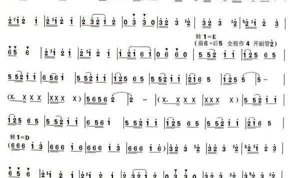 节日的德昂山（龚家铭曲） - 乐谱
