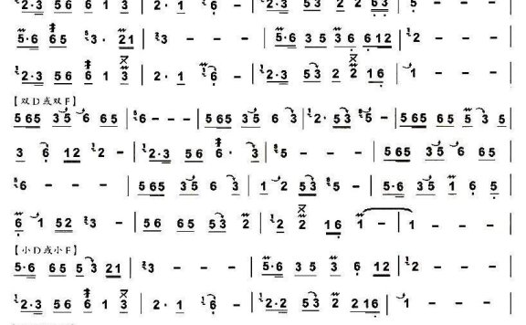 葫芦丝的传说（兰前记谱） - 乐谱