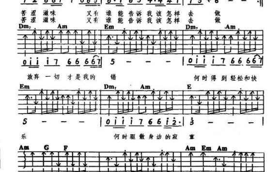 靠近我(窦唯词 王文杰曲) - 乐谱