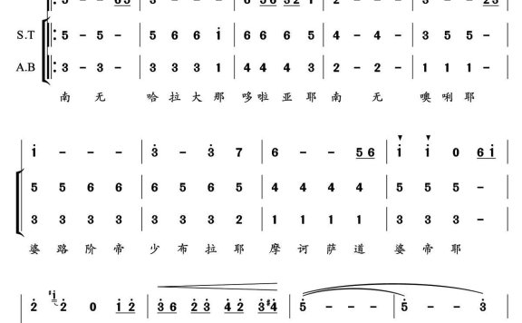 神奇的花果山（郁洲萍曲 李峰词） - 乐谱