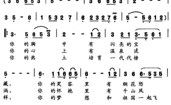 可爱的鞍山，我的家乡（平安俊曲 韩景连词） - 乐谱