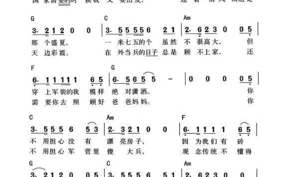 征婚启事（高歌曲 陈斌词） - 乐谱
