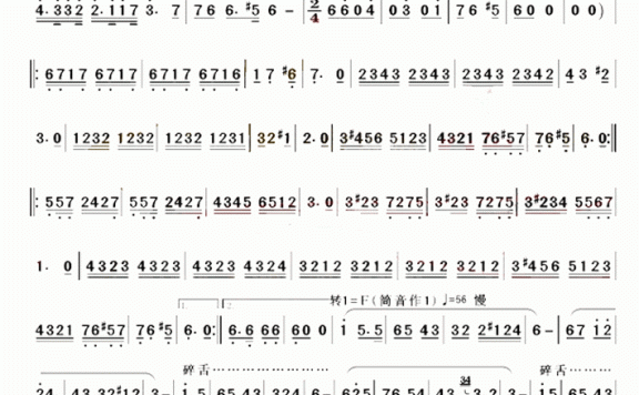 查尔达什舞曲(赵学贵移植) - 乐谱