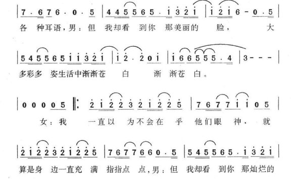 流言（林隆璇曲 黄桂兰词） - 乐谱