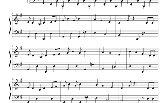 乔治亚的野营会（米尔斯曲） - 乐谱