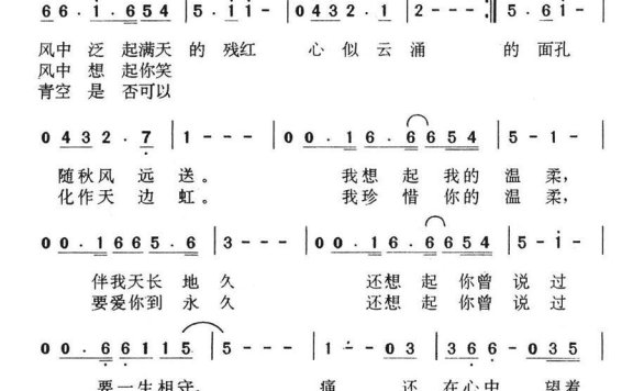 问青空（黄凯芹词曲 莫如升词） - 乐谱
