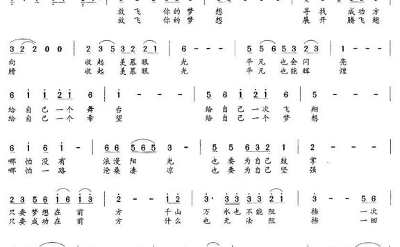 梦想彭城（杜晋曲 王来喜词） - 乐谱
