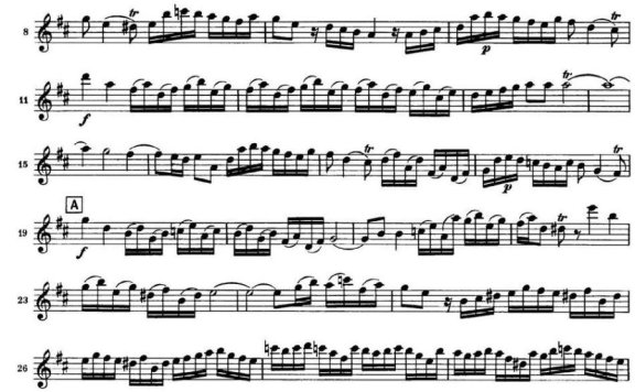匡茨G大调长笛二重奏Op.2——Flute 2(No.3) - 乐谱
