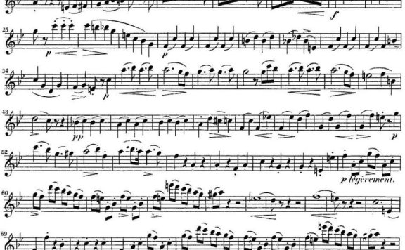 图露三首长笛简易重奏曲Op.103（Flute 1）（NO.3） - 乐谱