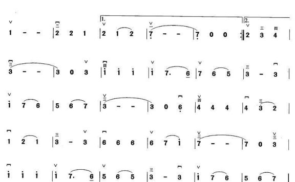 说谎（徐嘉良曲） - 乐谱