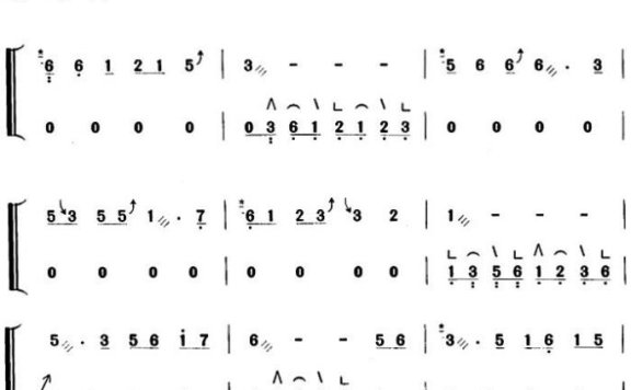 梅花三弄（毛丽华编配版） - 乐谱