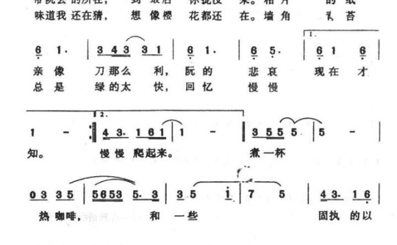 家（南拳妈妈演唱版） - 乐谱