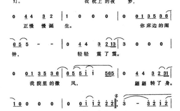 飞往你的城(张清芳演唱) - 乐谱