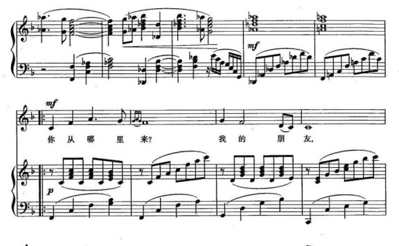 思念（乔羽词 谷建芬曲 吴敏配伴奏） - 乐谱