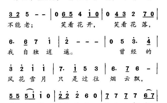 成熟的味道（关黎曲 贾铮词） - 乐谱