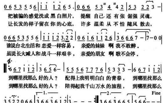 到哪里找那么好的人（陈进兴曲 陈乐融词） - 乐谱