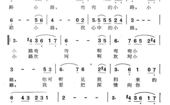 啊！小路（电视连续剧《冠军从这起飞》主题歌） - 乐谱