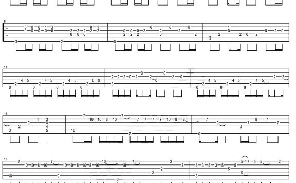 绅士(指弹独奏 李梦雨编配) - 乐谱