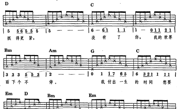 特别的爱给特别的你（陈家丽曲 伍思凯词） - 乐谱